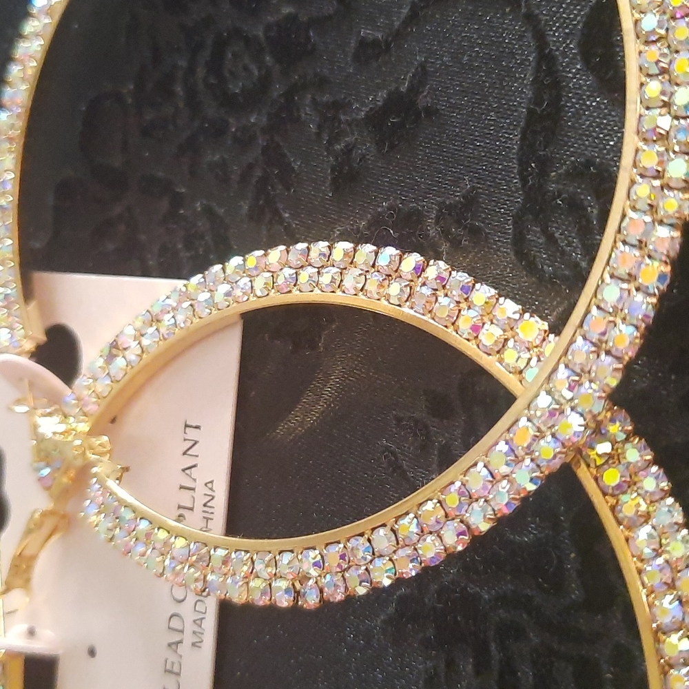 Iridescent Hoops